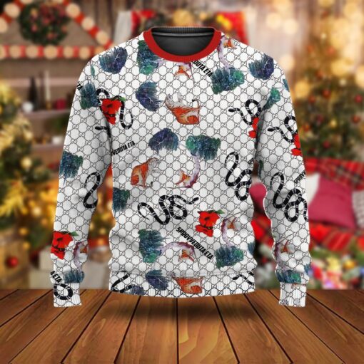 Christmas Gift Minnesota Vikings Christmas Snowflakes Pattern 3D Ugly  Christmas Sweater For Men And Women