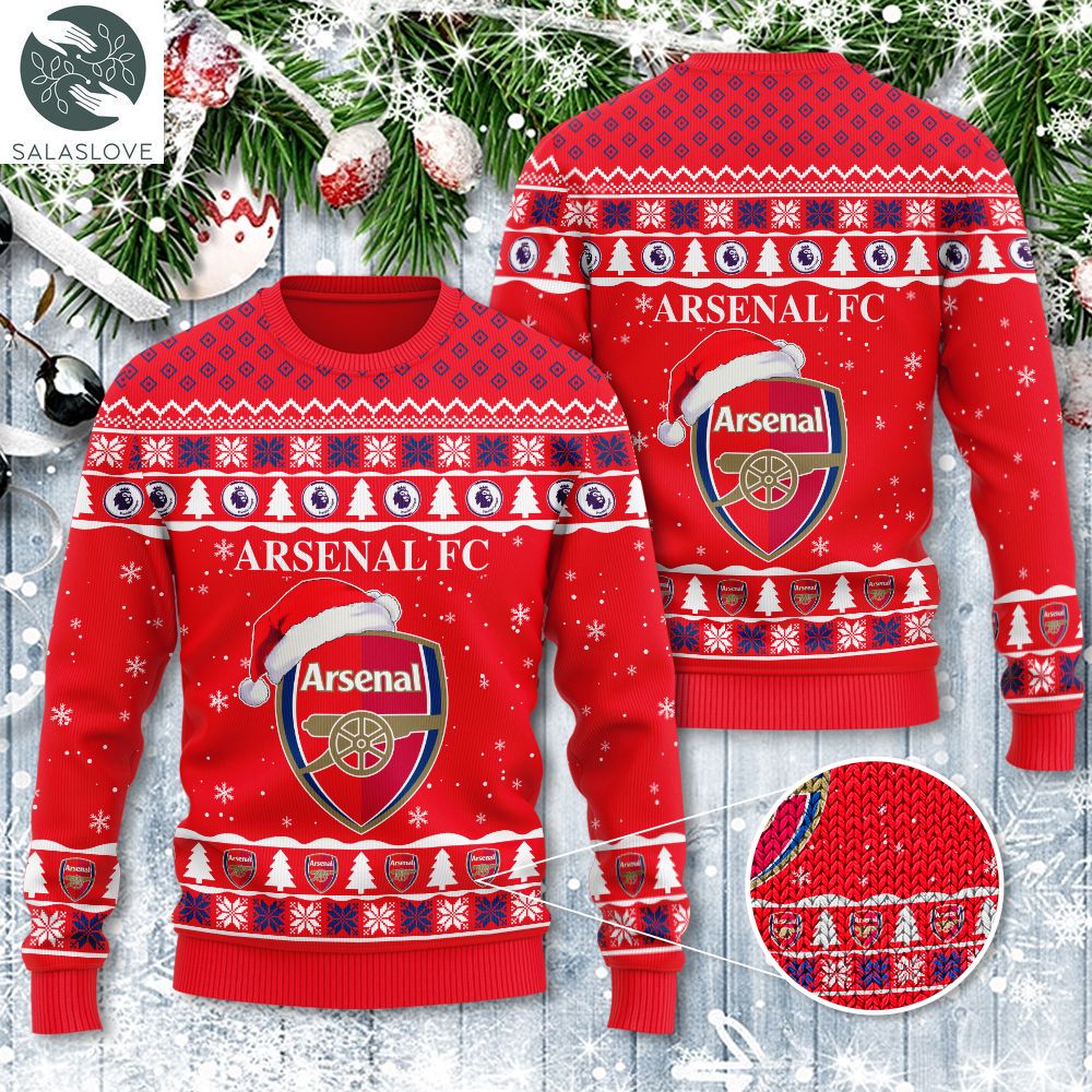 Arsenal 3D Ugly Sweater For Soccer Lover TD180907
