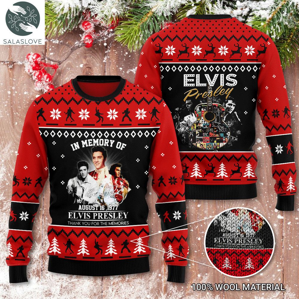 Elvis Presley Ugly Sweater For Fan Lover TD190917

