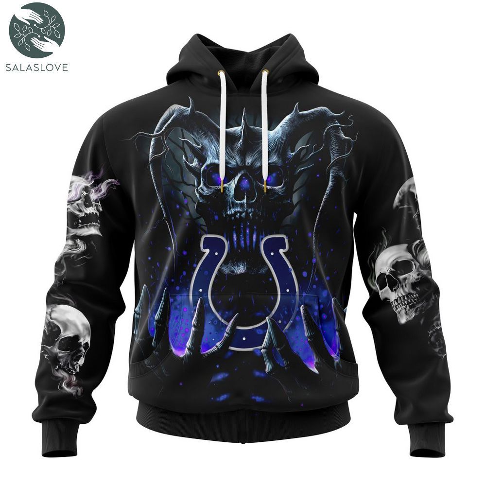 NFL Indianapolis Colts Special Skull Art Design 3D Hoodie