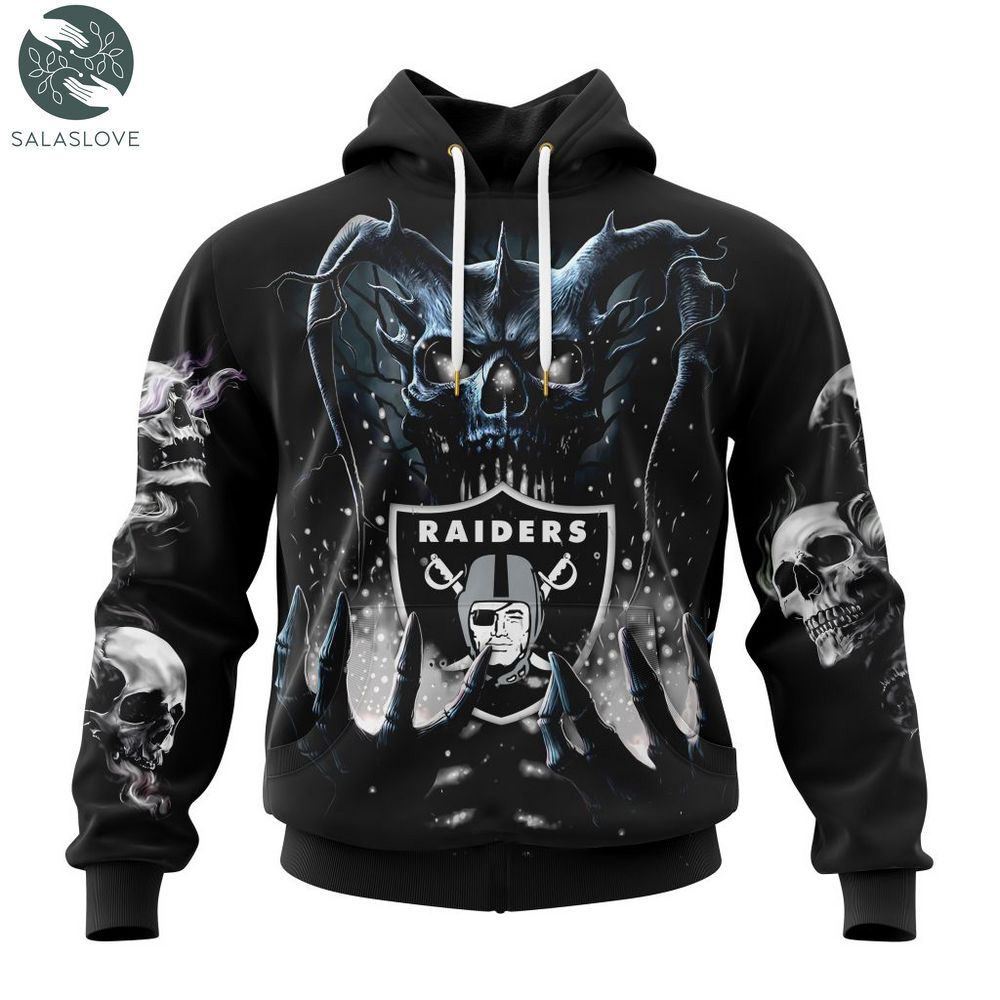 NFL Las Vegas Raiders Special Skull Art Design 3D Hoodie