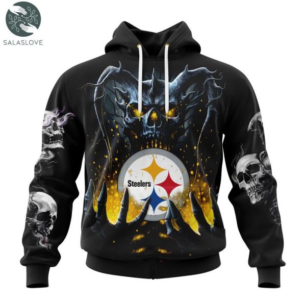 NFL Pittsburgh Steelers Special Skull Art Design 3D Hoodie