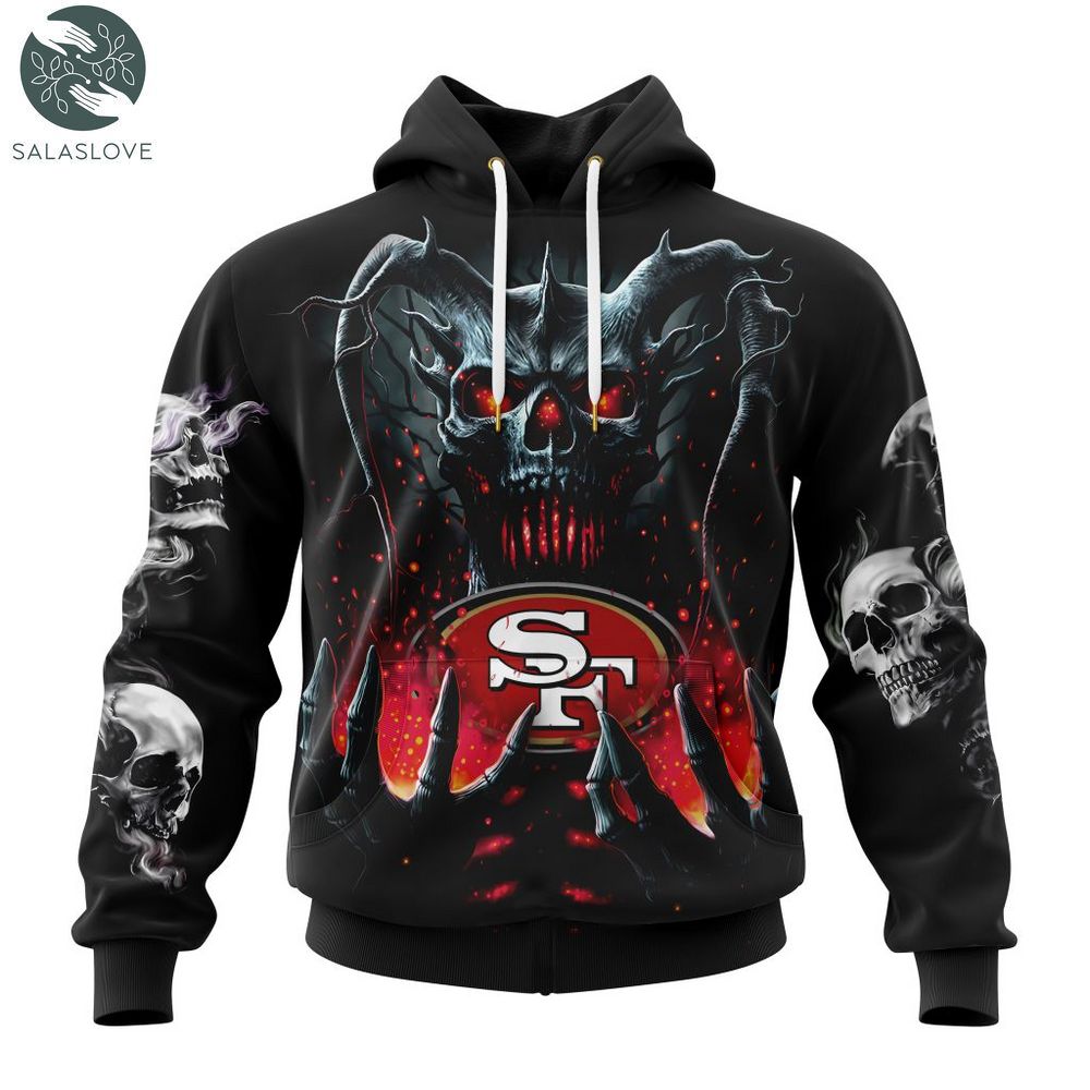 NFL San Francisco 49ers Special Skull Art Design 3D Hoodie