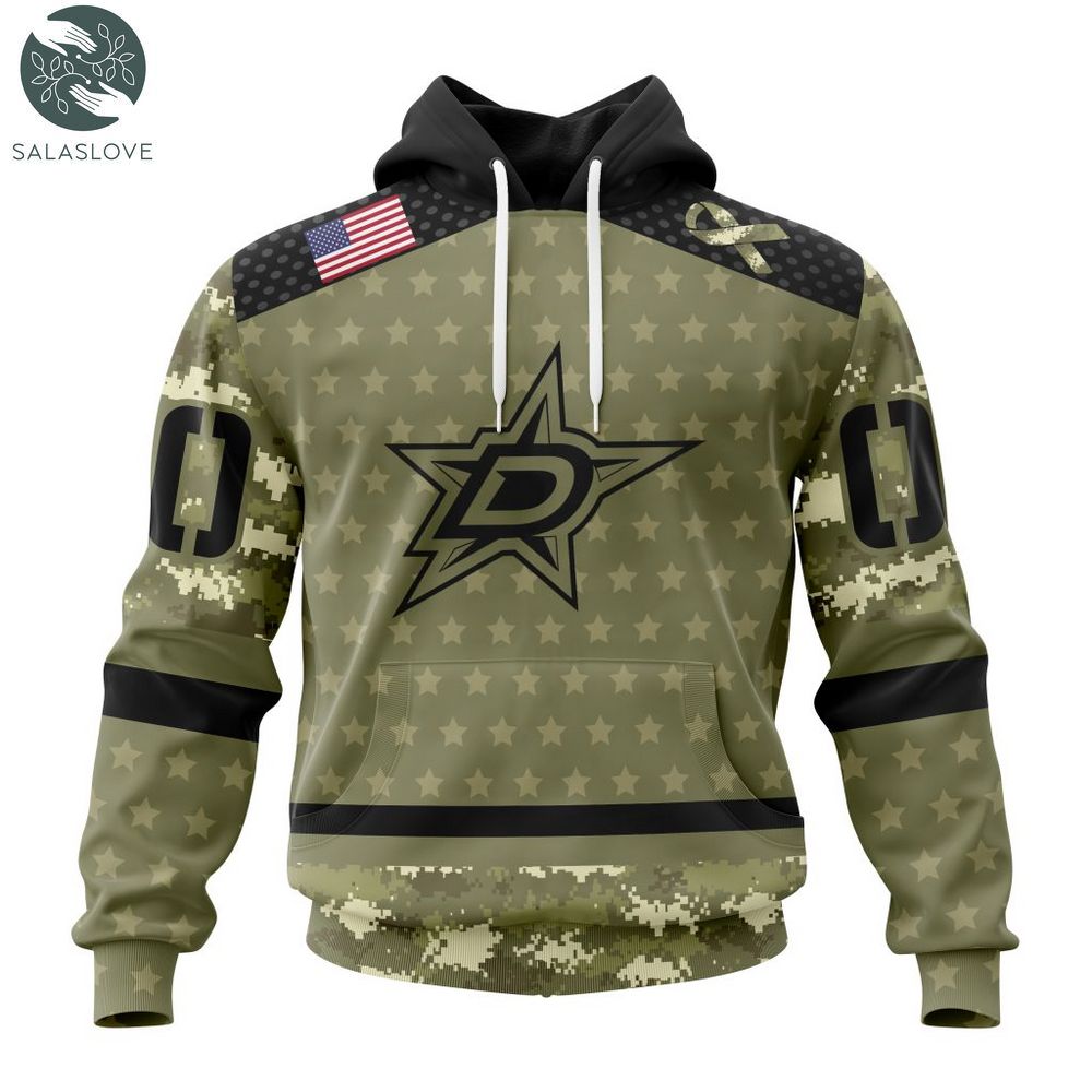 NHL Dallas Stars Special Camo Military Appreciation Hoodie