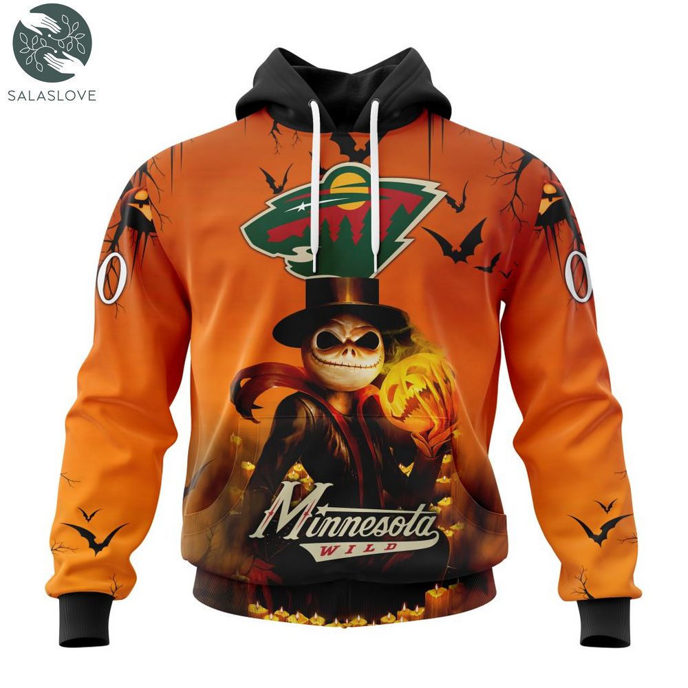 NHL Minnesota Wild Special Zombie Style For Halloween Hoodie