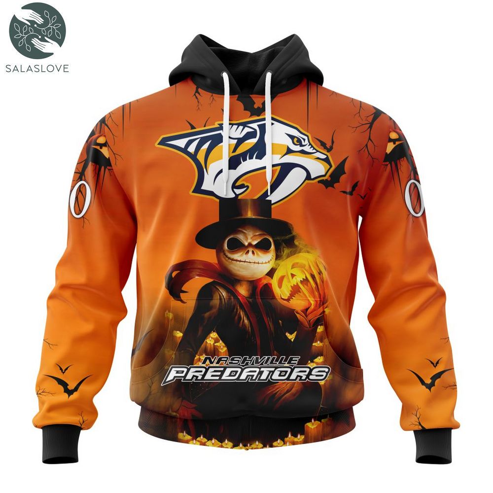 NHL Nashville Predators Special Halloween Concepts Personalized Hoodie