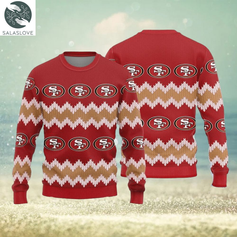 San Francisco 49ers Logo Knitted Pattern Ugly Christmas Sweater