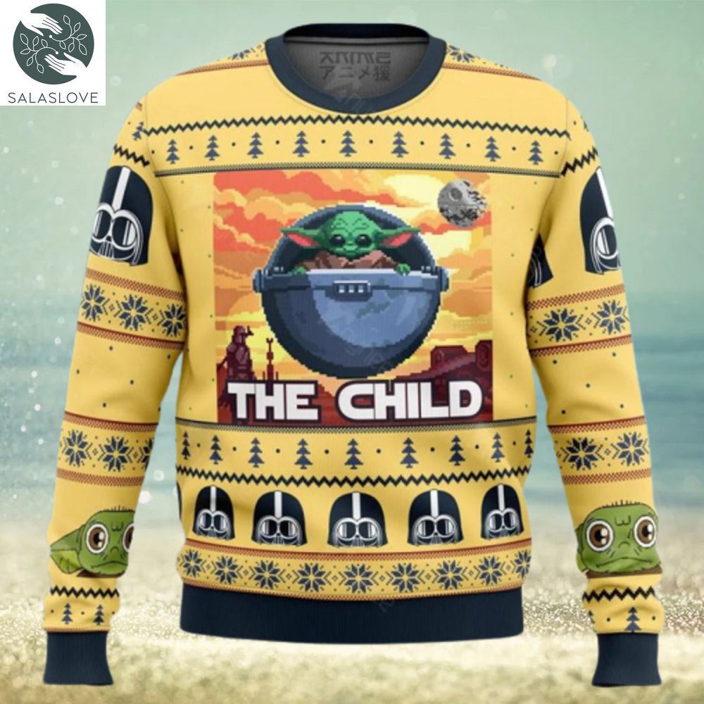Star Wars Baby Yoda The Child Mandalorion Ugly Christmas Sweater