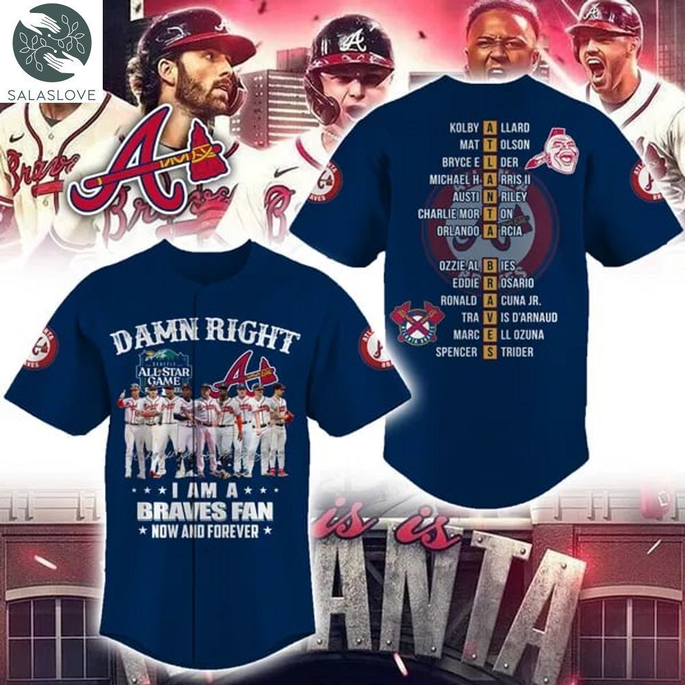 Atlanta Braves 3D Baseball Jersey HT251005