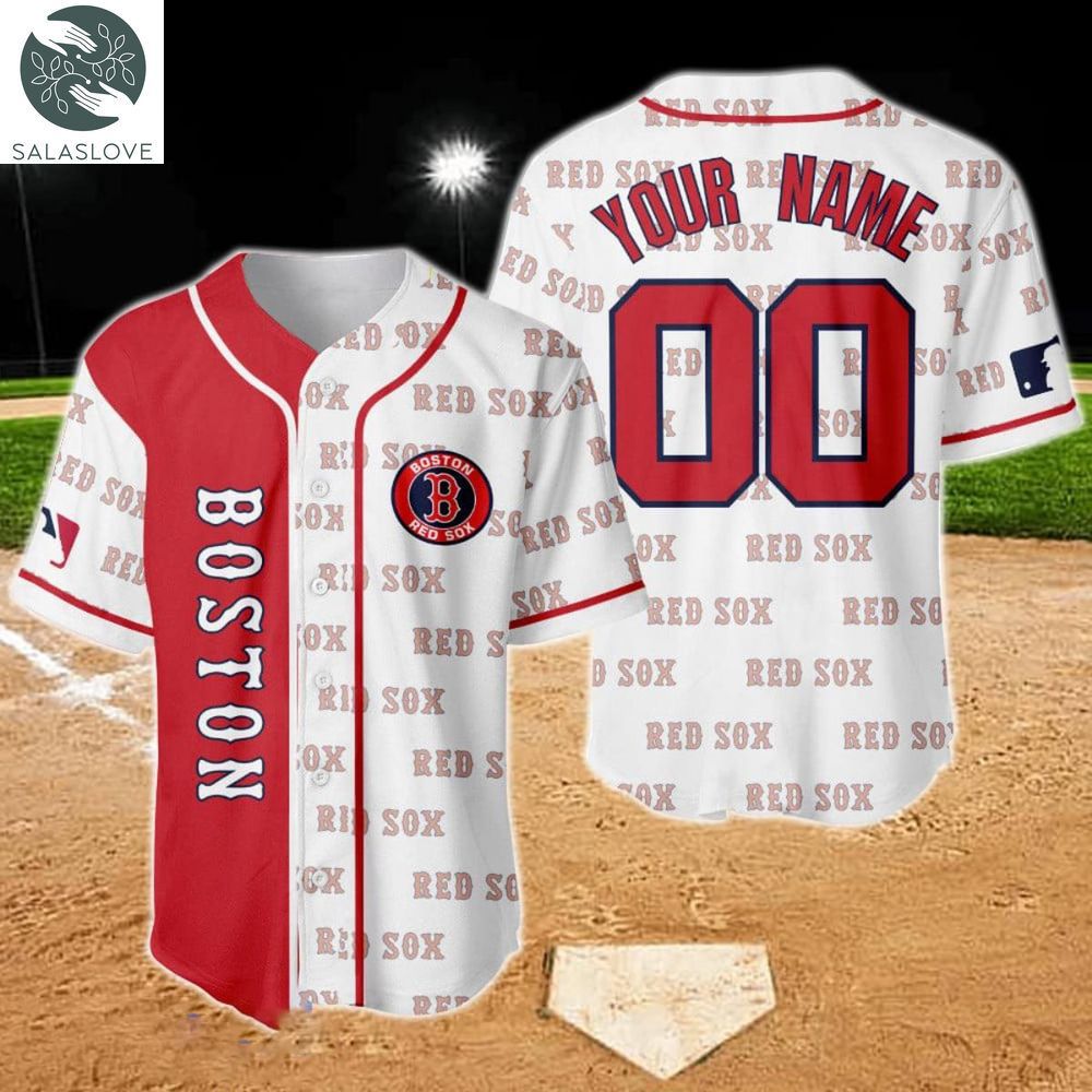 Boston Red Sox MLB Major League Baseball Custom Name _ Number Baseball  Jersey