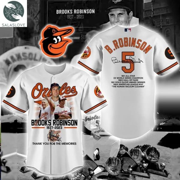 Brooks Robinson Baltimore Orioles 3D Baseball Jersey HT251010
