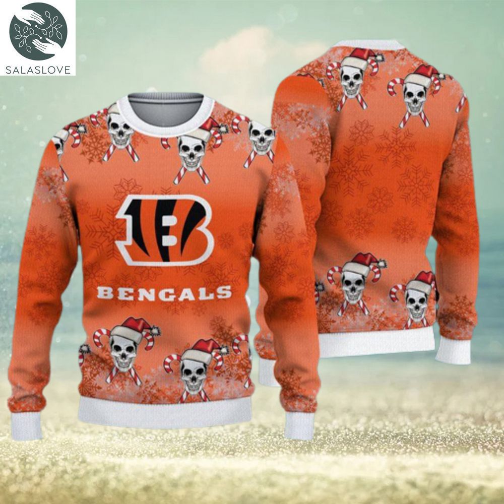 NEW NFL Cincinnati Bengals Football UGLY XMAS Christmas Sweater