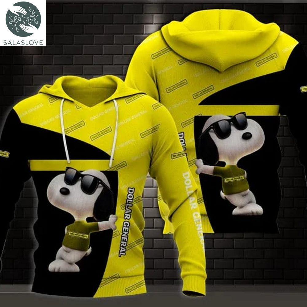DOLLAR GENERAL Snoopy 3D All Over Printed Hoodie TY121006