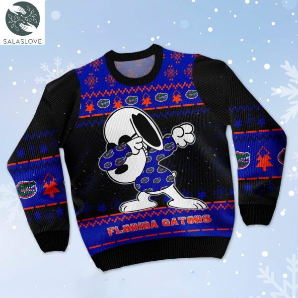 Florida Gators Snoopy Dabbing Ugly Christmas 3D Sweater HT131007
