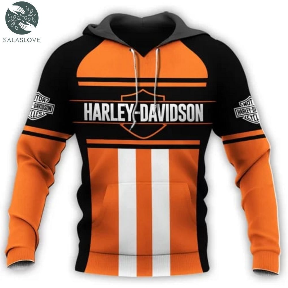 Harley-Davidson Motorcycle All Over Printed Hoodie