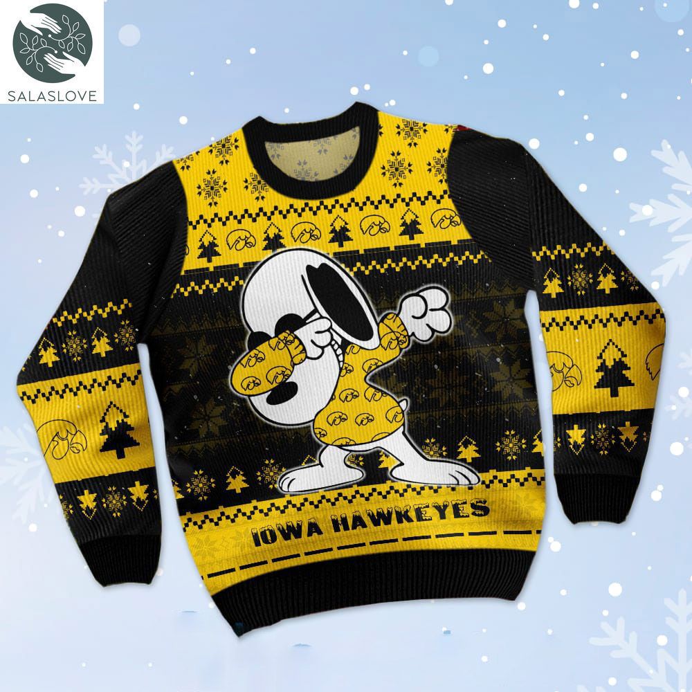 Iowa Hawkeyes Christmas Sweater Red - Funny Ugly Christmas Sweater