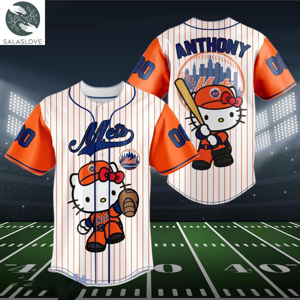 New York Mets MLB 3D Baseball Jersey Shirt For Men Women Personalized