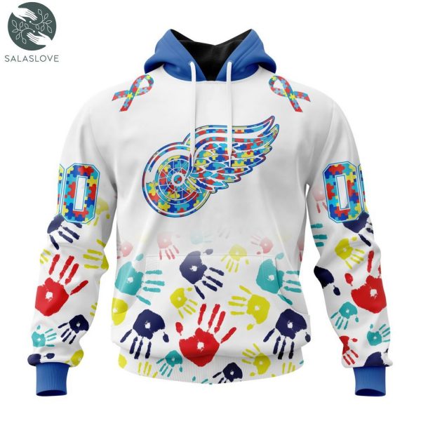 NHL Detroit Red Wings Special Autism Awareness Design Hoodie