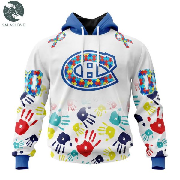 NHL Montreal Canadiens Special Autism Awareness Design Hoodie
