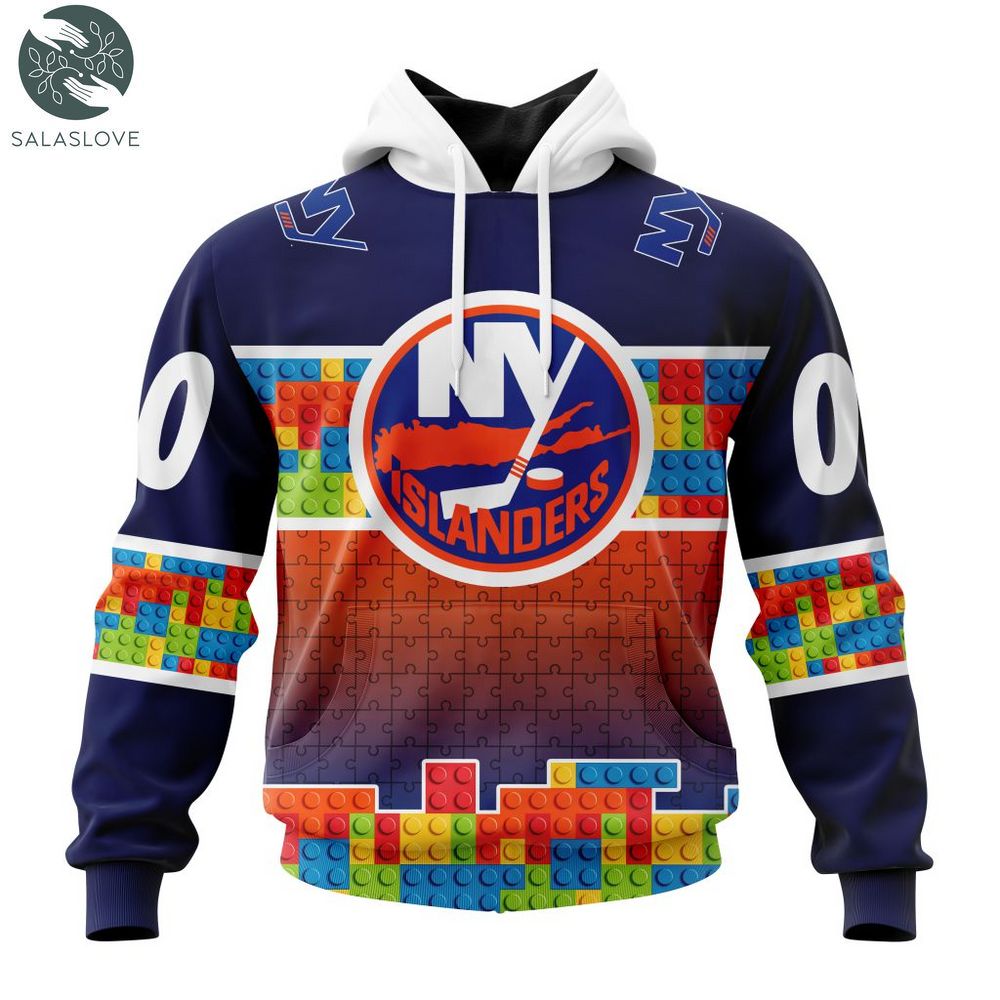 NHL New York Islanders Special Autism Awareness Design Hoodie