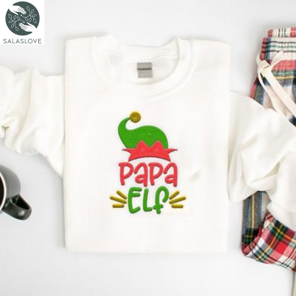 Personalized Custom Elf Family Christmas Embroidered Sweatshirt HT221027

