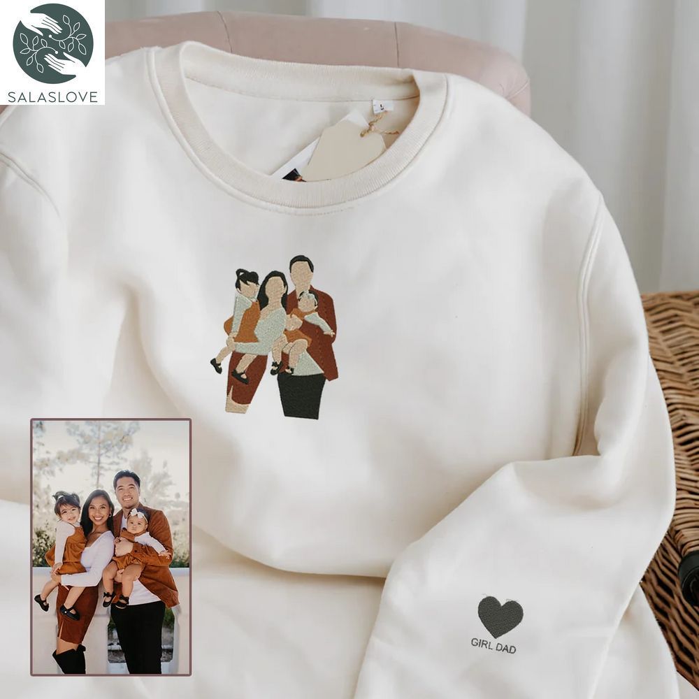 Personalized Embroidered Family Sweatshirt TD191017

