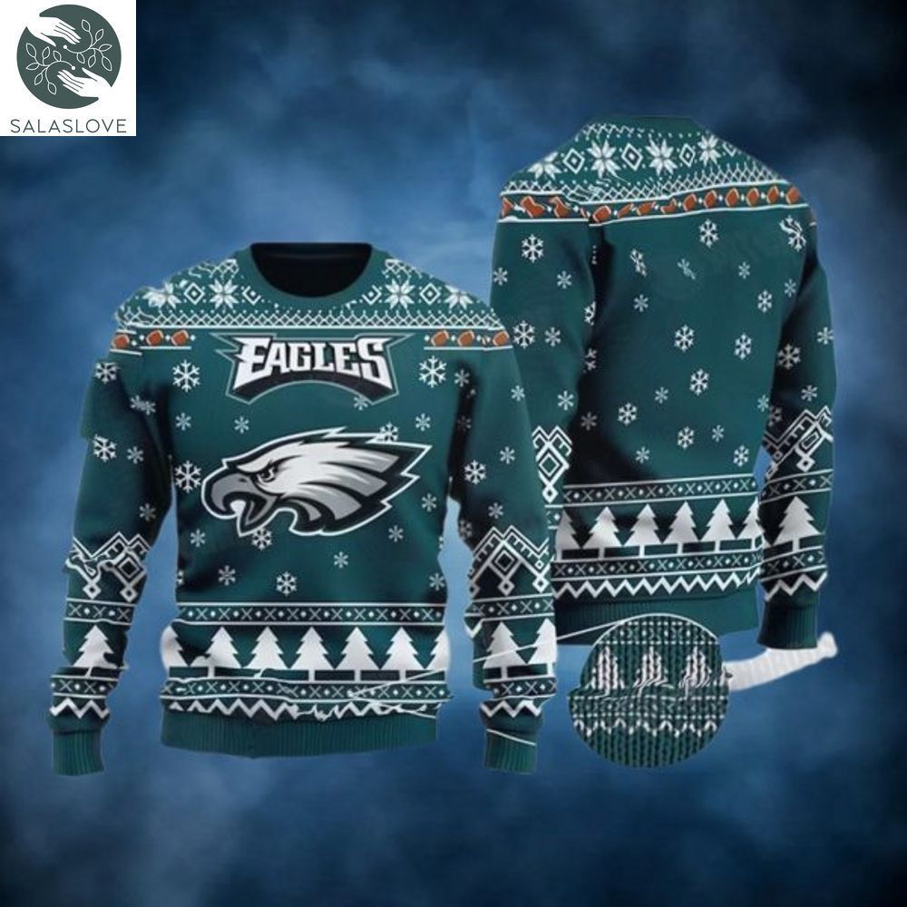 Personalized Philadelphia Eagles NFL Ugly Sweater 3D Gift For Men And Women