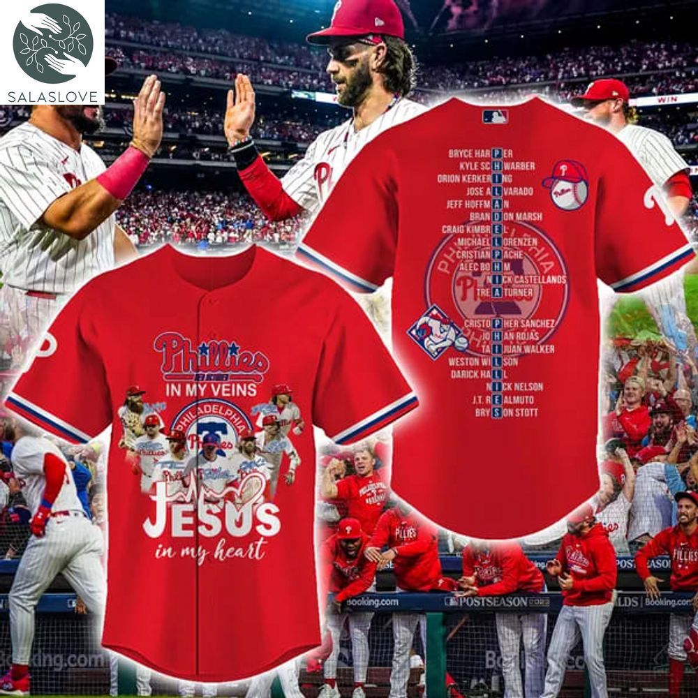 Philadelphia Phillies 3D Baseball Jersey HT251025
