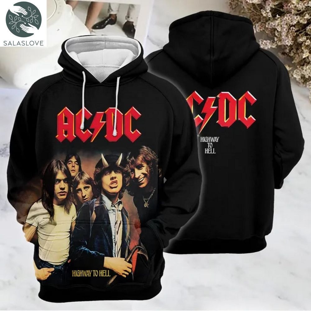 ACDC - Highway to Hell Unisex 3D Hoodie