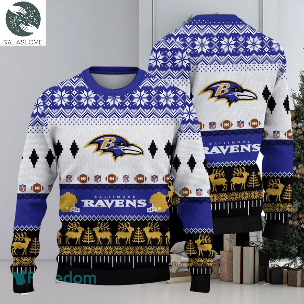 Baltimore Ravens National Football League Ugly Christmas Sweater 
