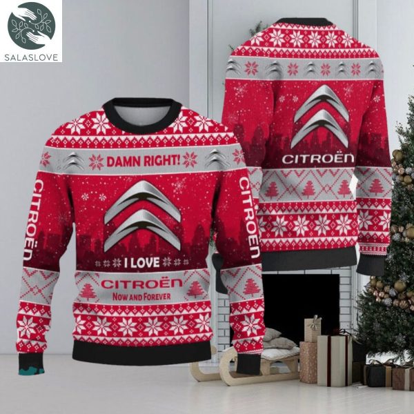 Citroen Car Lovers Ugly Christmas Sweater Gift Holidays
