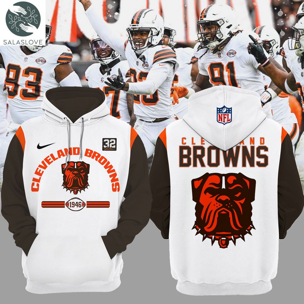 Cleveland Browns Football Wear your white Hoodie HT101115
