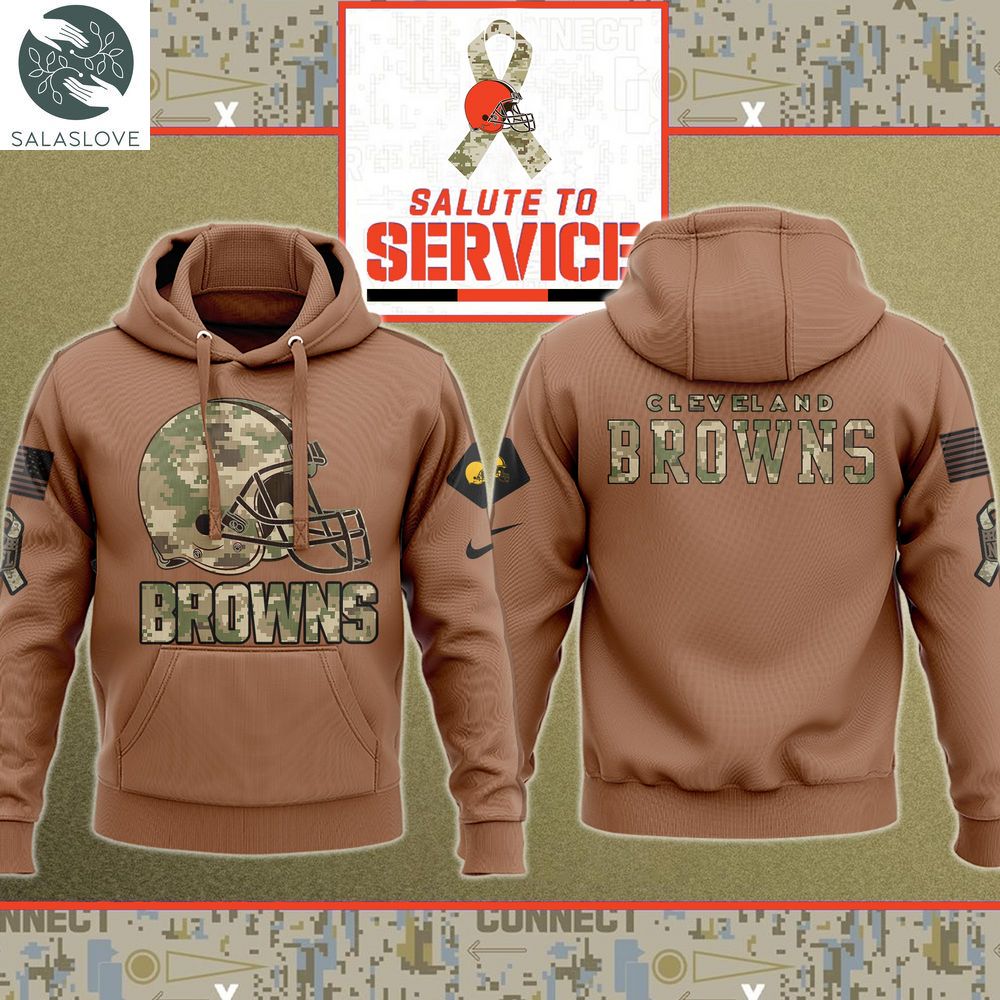 Cleveland Browns NFL Salute To Service Hoodie