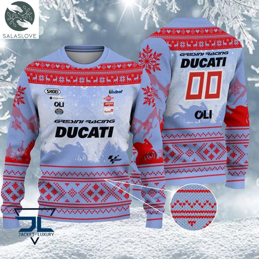 Gresini Racing Custom Ugly Sweater For Fan HT081108
