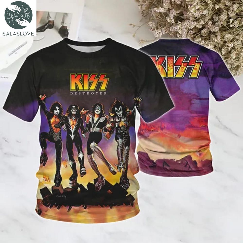 Kiss Band 3D Unisex T-shirt 