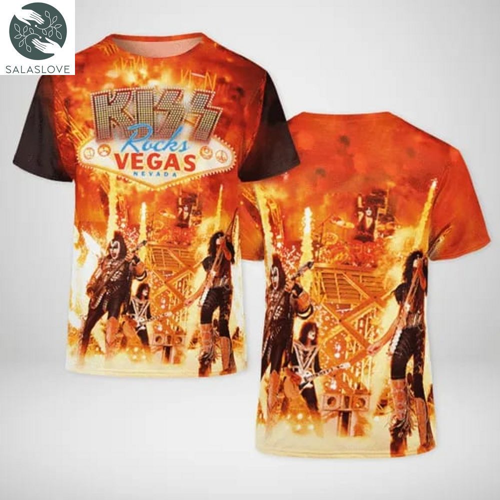 Kiss Band 3D Unisex T-shirt 