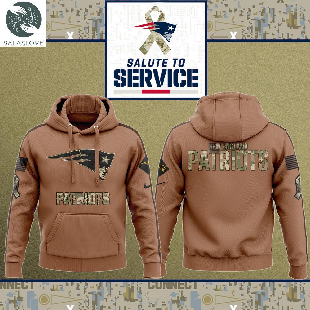New England Patriots NFL Salute To Service Veteran Hoodie