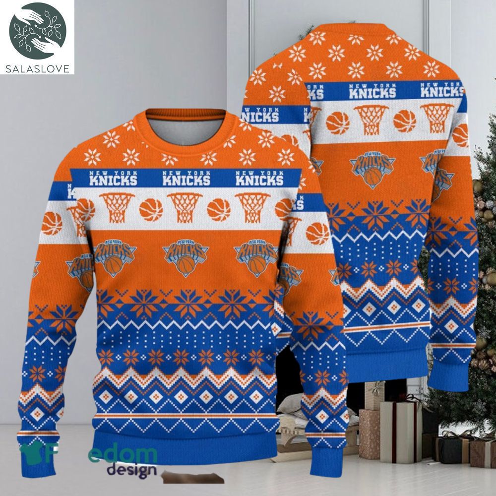 New York Knicks National Basketball Association Ugly Christmas Sweater
