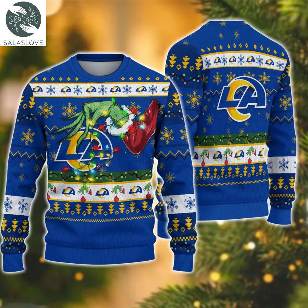 NFL Los Angeles Rams Grinch Christmas Ugly Sweater