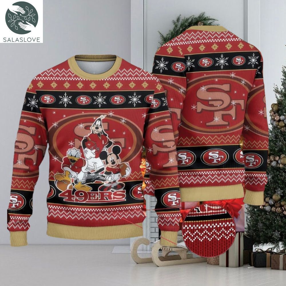 NFL San Francisco 49San Francisco 49ers Ugly Christmas 3D Sweater

