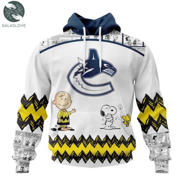 NHL Vancouver Canucks Special Peanuts Design Hoodie TD131116

