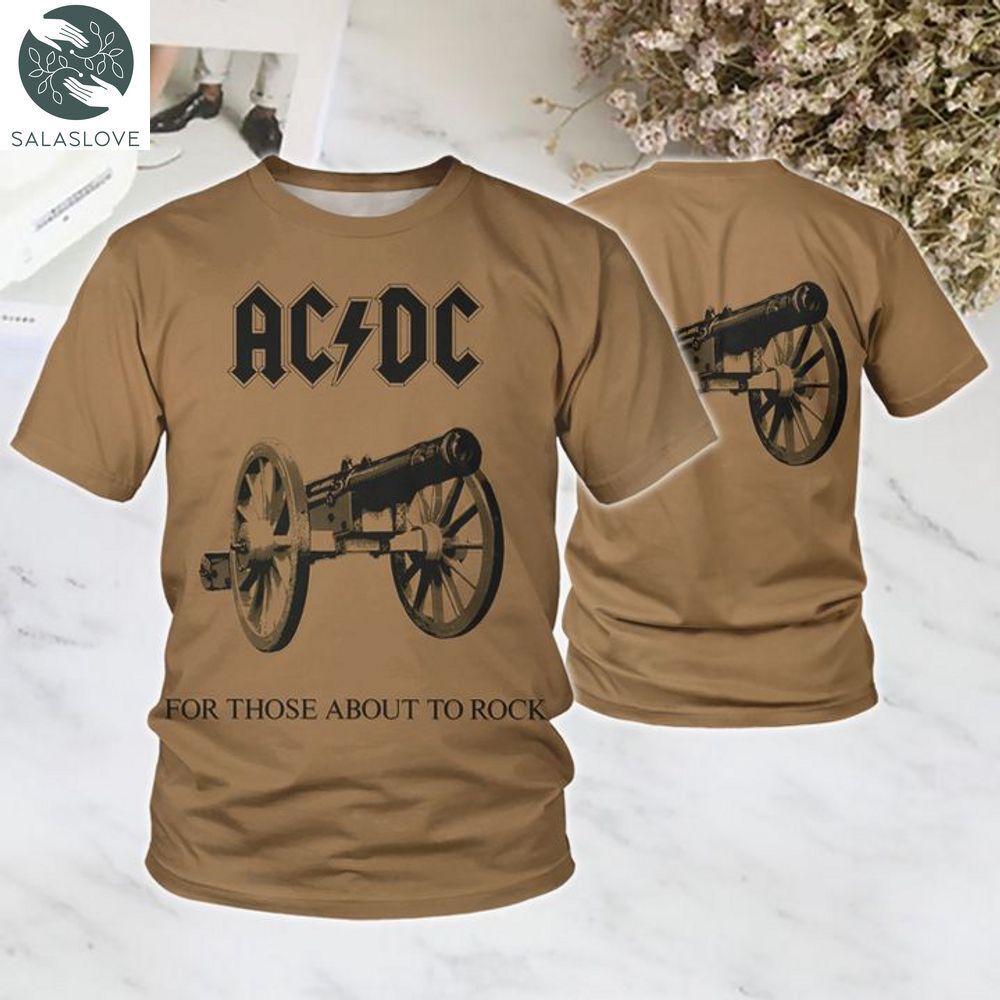 AC.DC For Those About to Rock We Salute You 3D T-shirt HT151214


