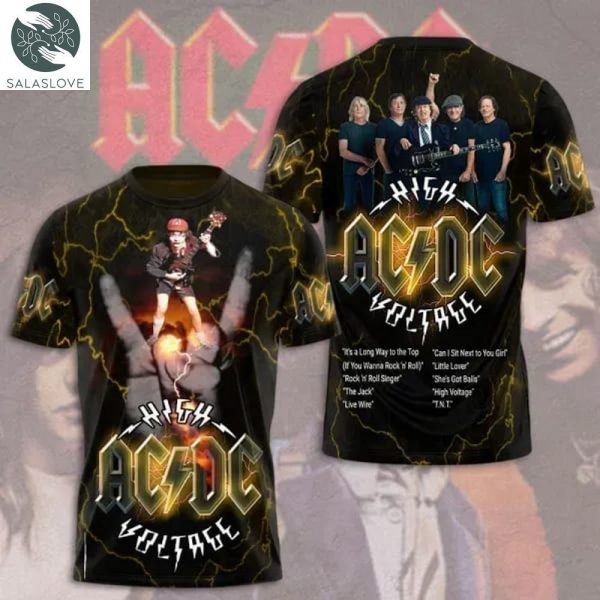 AC.DC Rock Band Music Unisex 3D T-shirt HT151207
