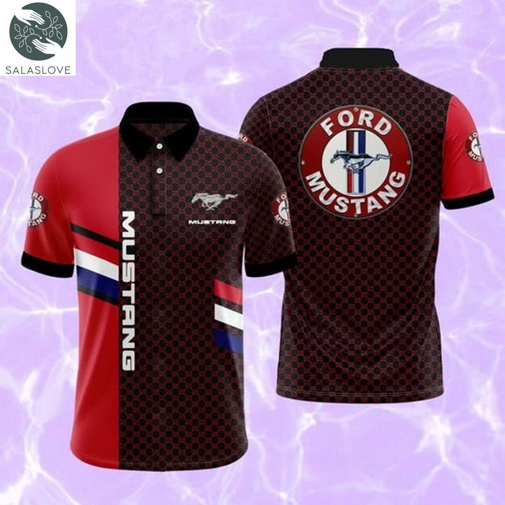 MT MUSTANG 3D Polo Car Shirt For Men And Women HT201214
