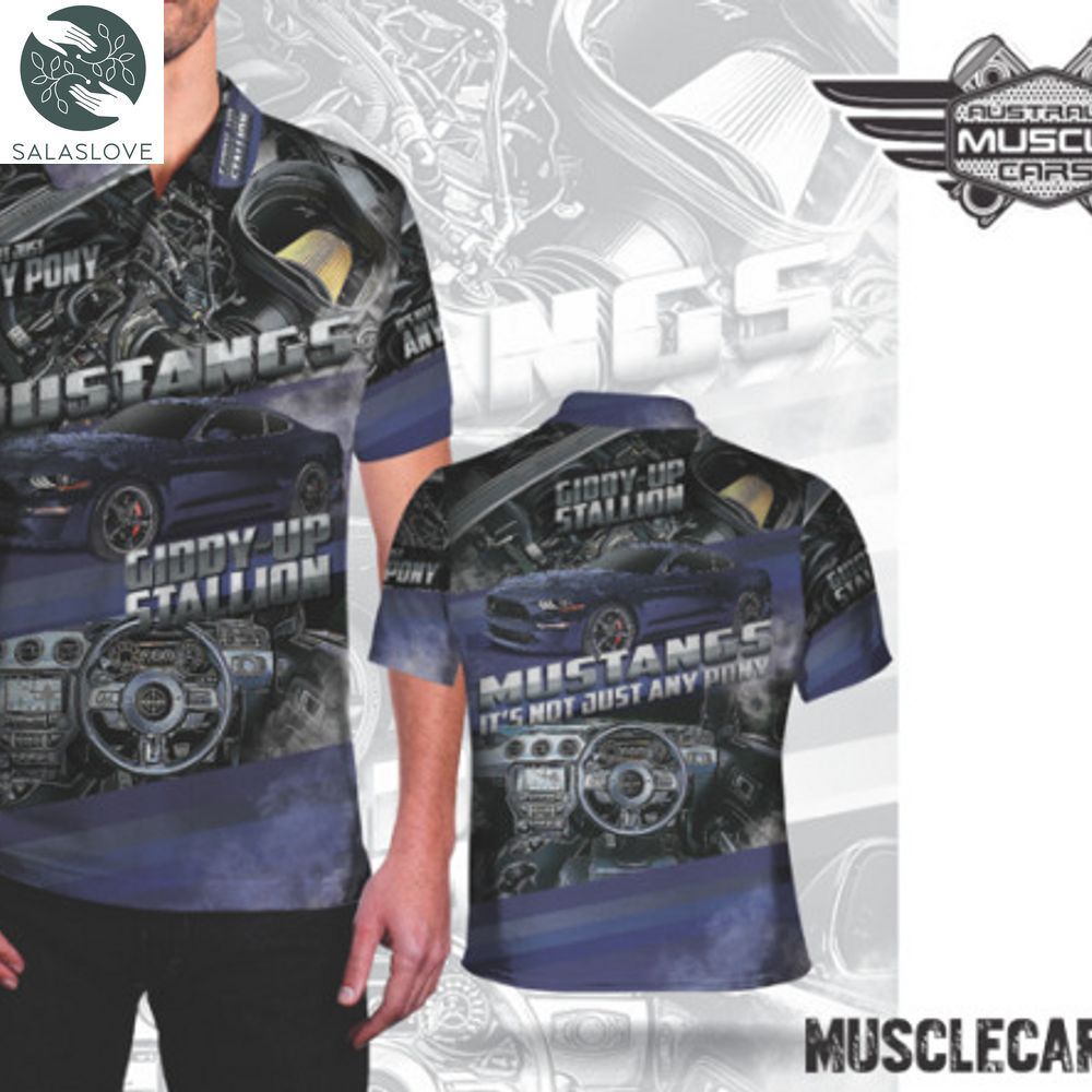 MUSTANG BULLET 3D Polo Car Shirt For Men And Women HT201219
