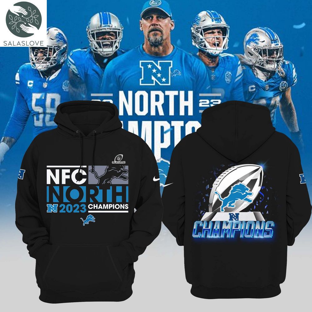 NFC Detroit Lions NFC North Champions Hoodie