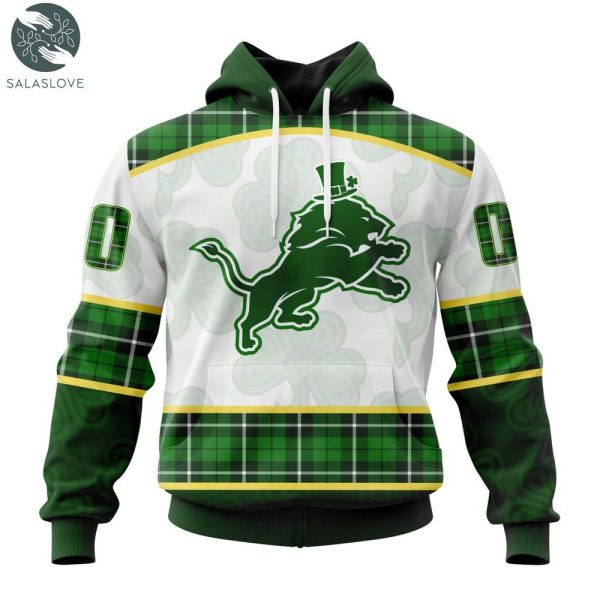 NFL Detroit Lions Special Design For St. Patrick Day  Hoodie