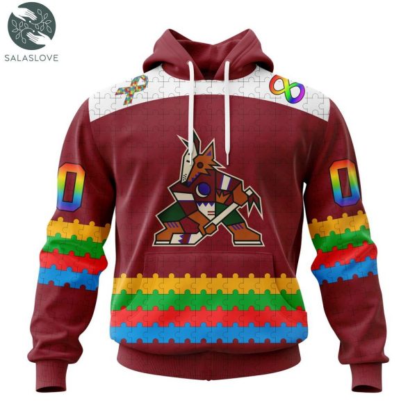 NHL Arizona Coyotes Special Autism Awareness Design Hoodie