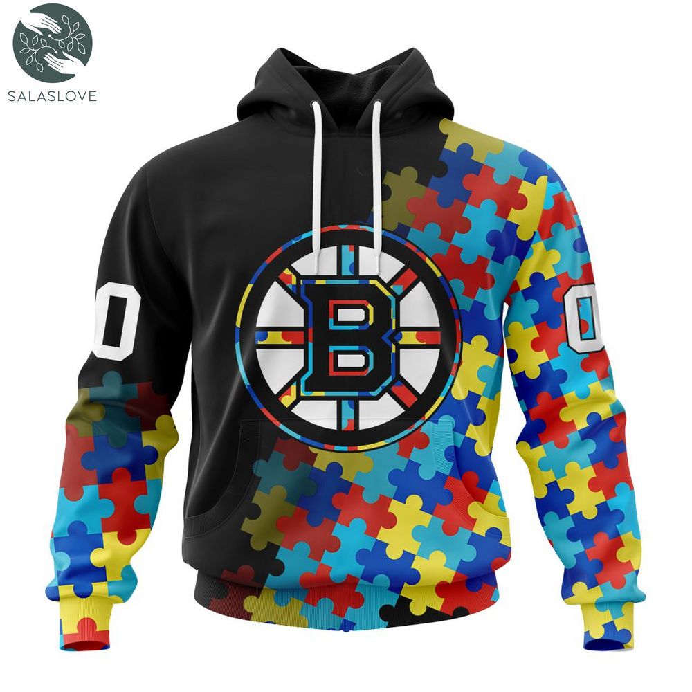 NHL Boston Bruins Special Autism Awareness Design Hoodie