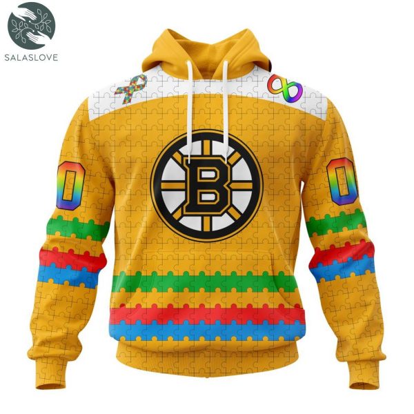 NHL Boston Bruins Special Autism Awareness Design Hoodie